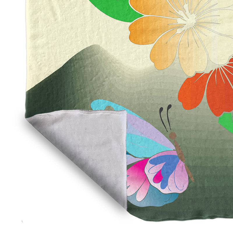 Moths Light weightFleece Blanket By Wikus Hattingh