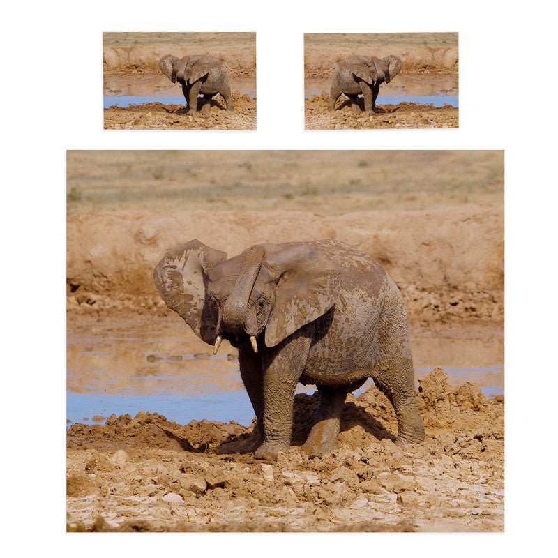 Mud Bath Duvet Cover Set by Annette Heymans