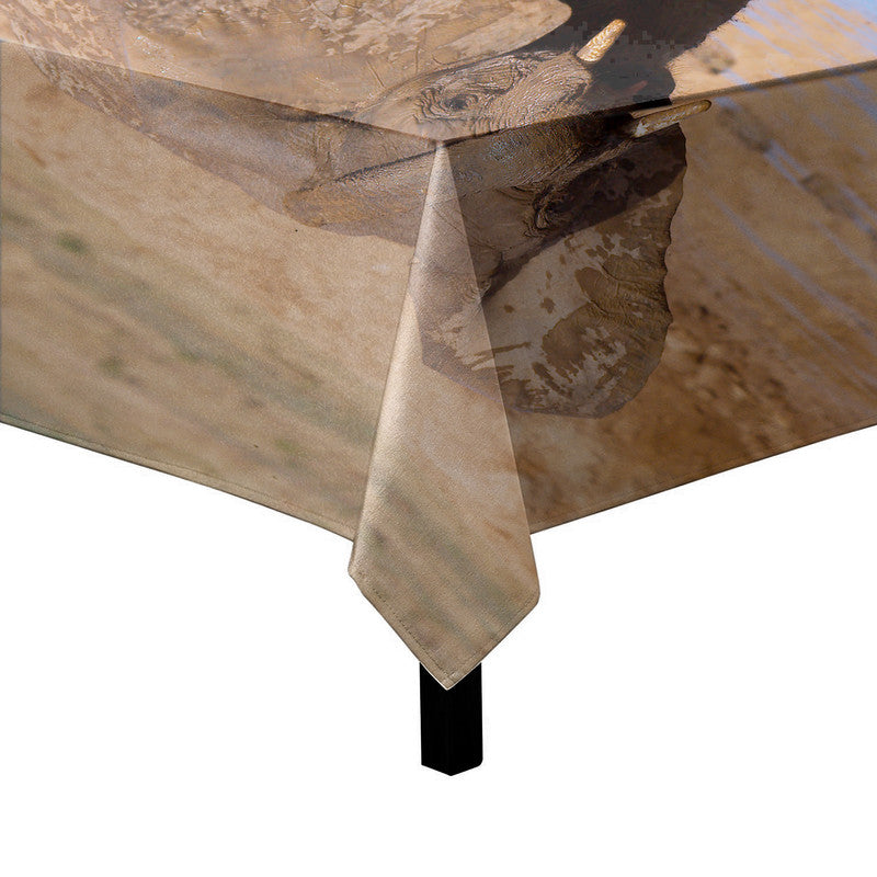 Mud Bath Square Tablecloth by Annette Heymans