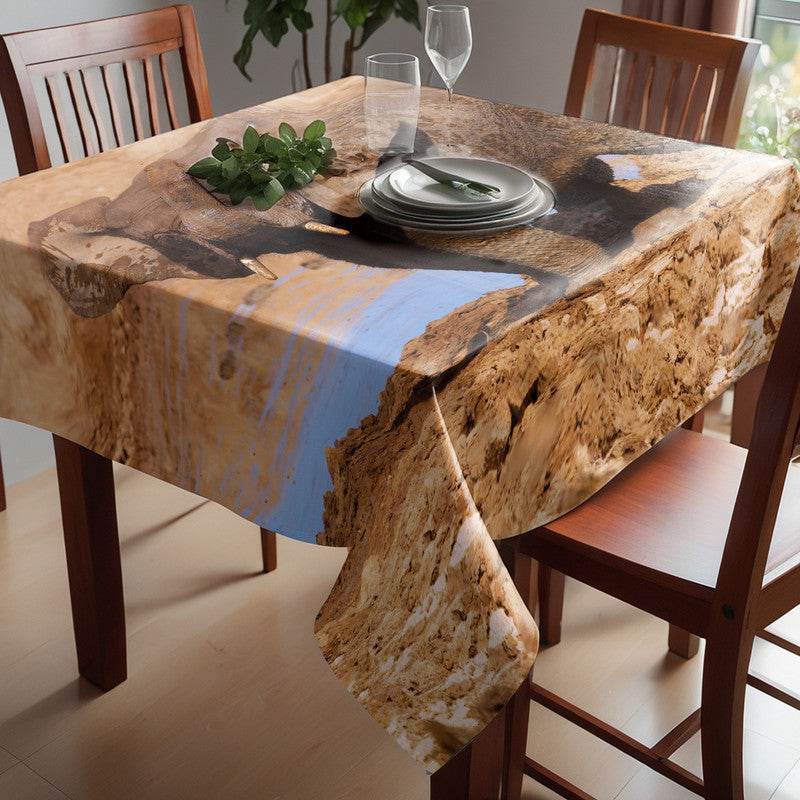 Mud Bath Square Tablecloth by Annette Heymans