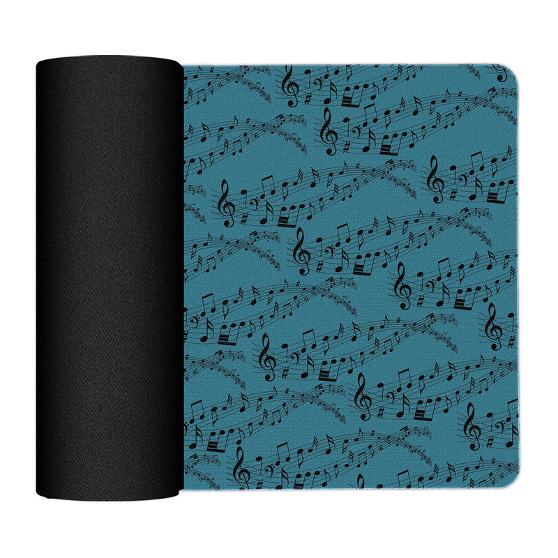 Music on Teal Placemats By Mark Van Vuuren