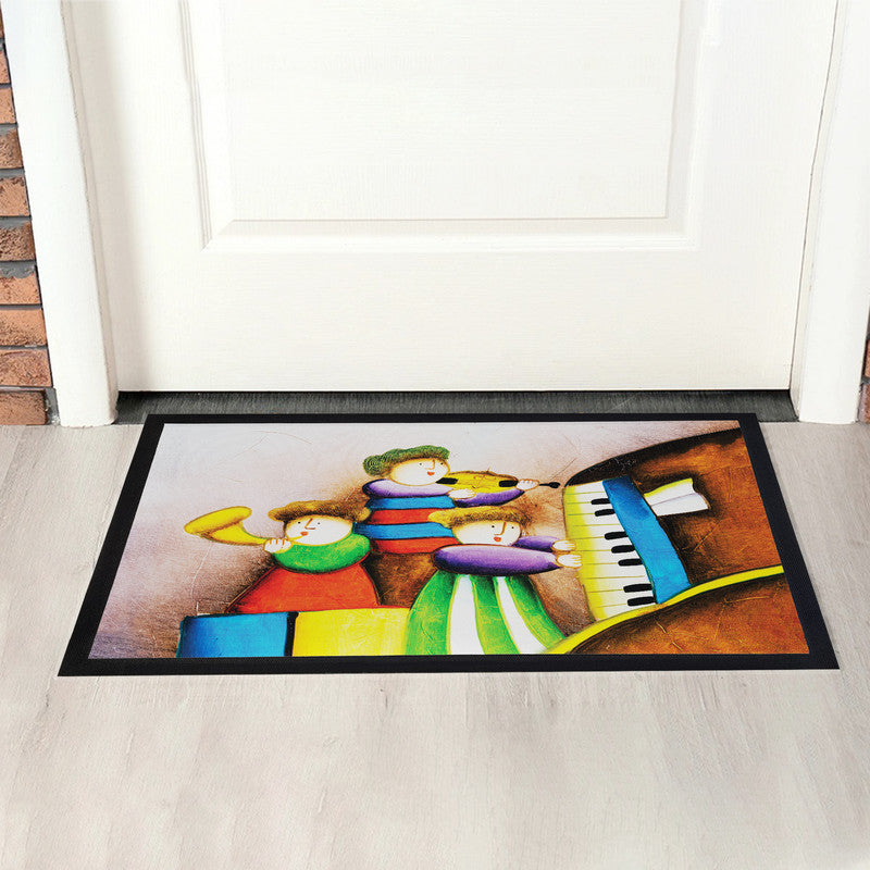 Musical Ladies Painting Door Mat