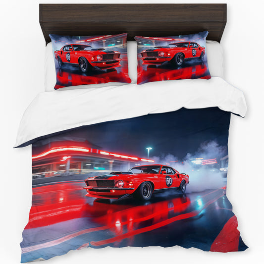 Mustang Fury Duvet Cover Set