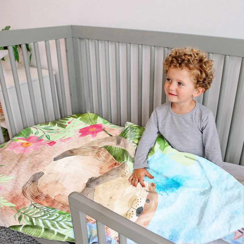 My Little Otter Cot Set