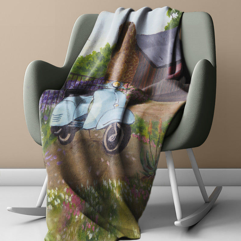 My Ride Light Weight Fleece Blanket by Wikus Hattingh