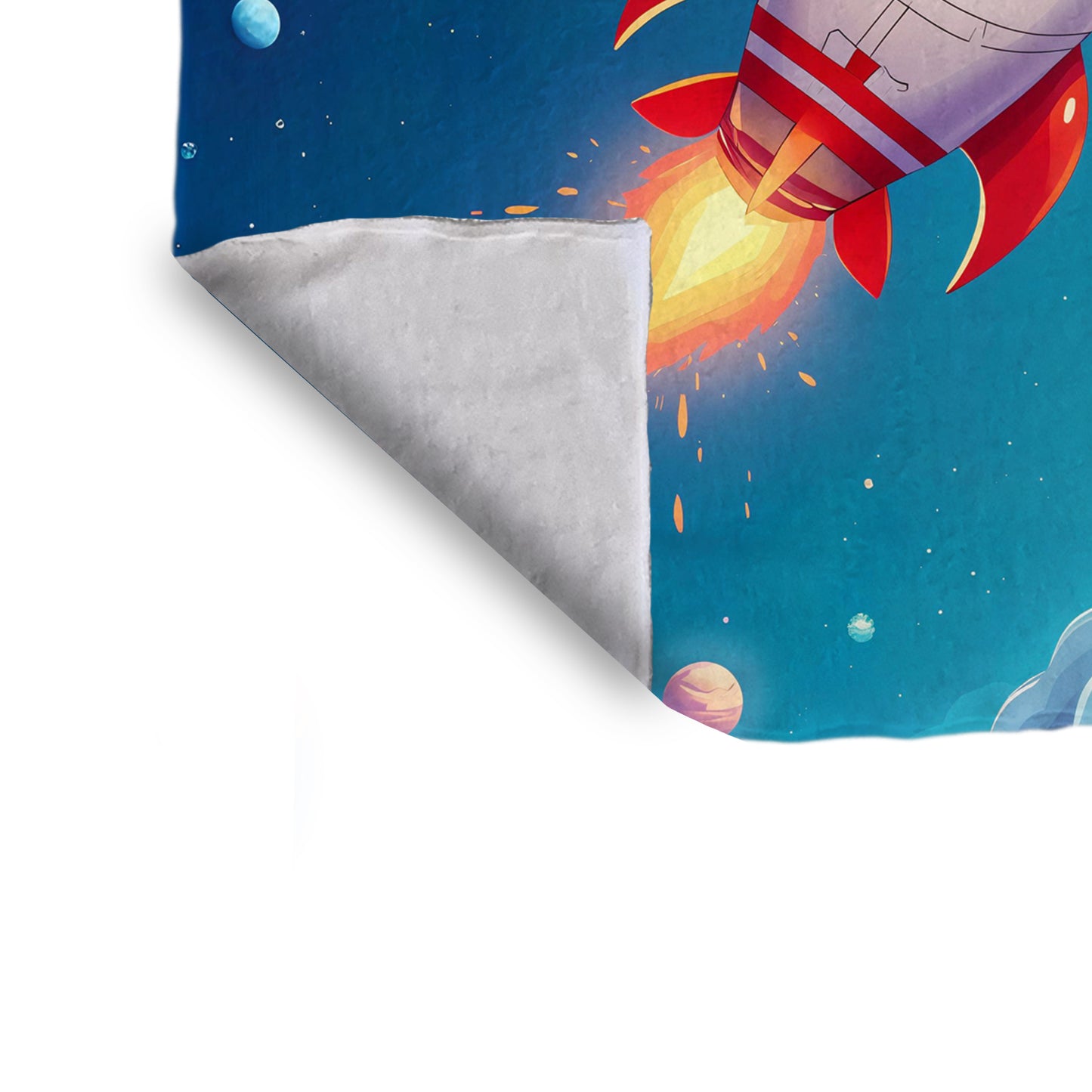 My Little Rocketeer Minky Blanket