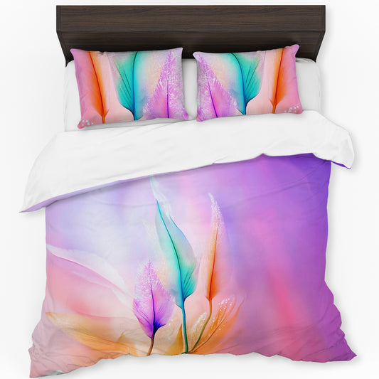 Mystic Feathers Duvet Cover Set