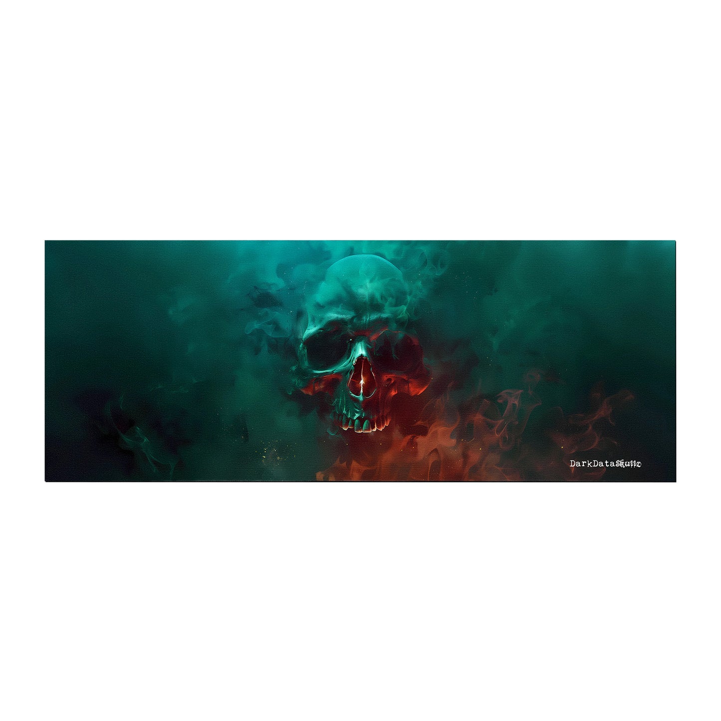 Mystic Gamer Skull by Wikus Schalkwyk Large Desk Pad