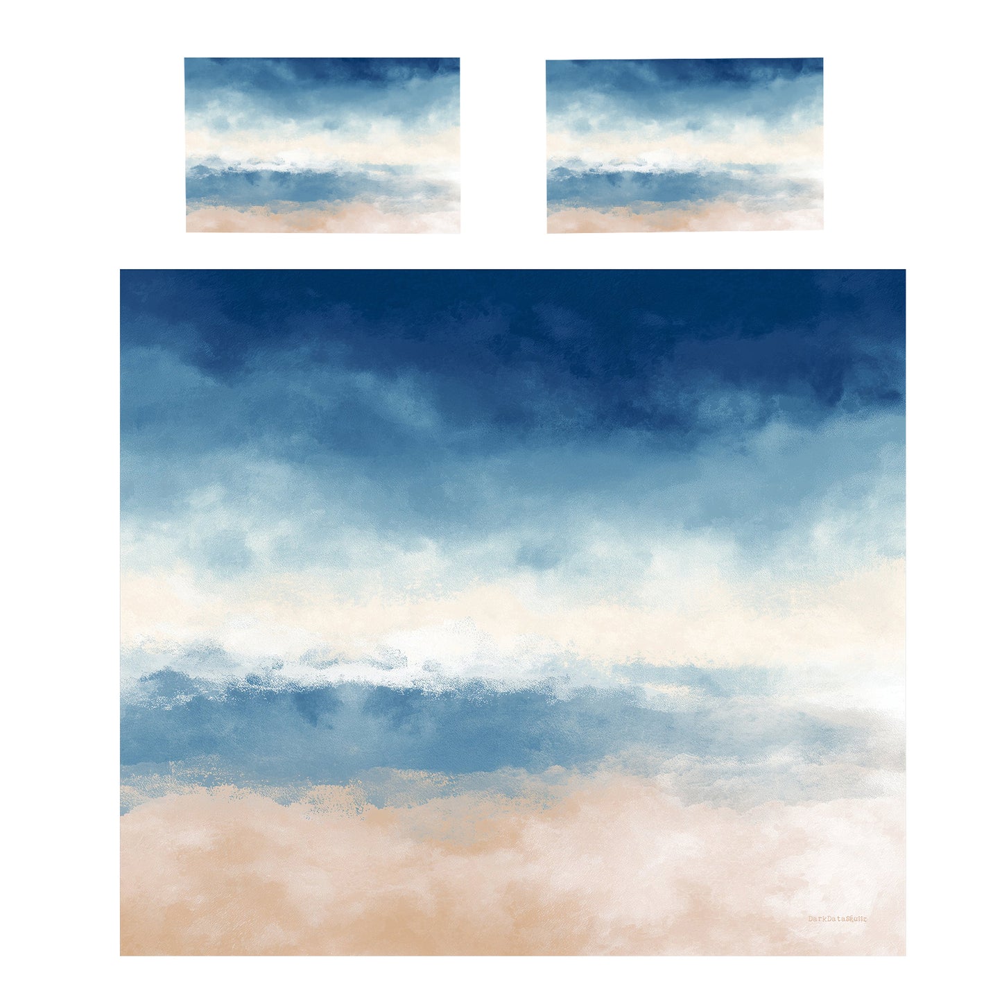 Mystic Horizon Glow Duvet Cover Set by Wikus Schalkwyk