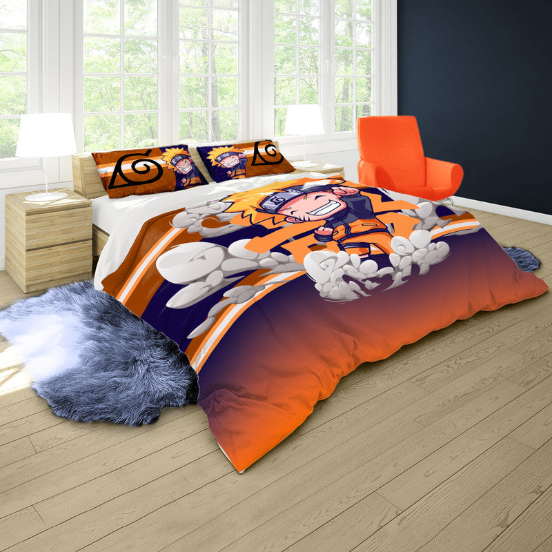 Naruto Chibi Duvet Cover Set