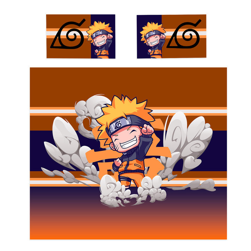 Naruto Chibi Duvet Cover Set