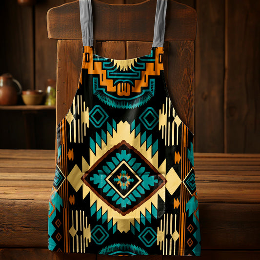 Native American Abstract Medium Length Apron