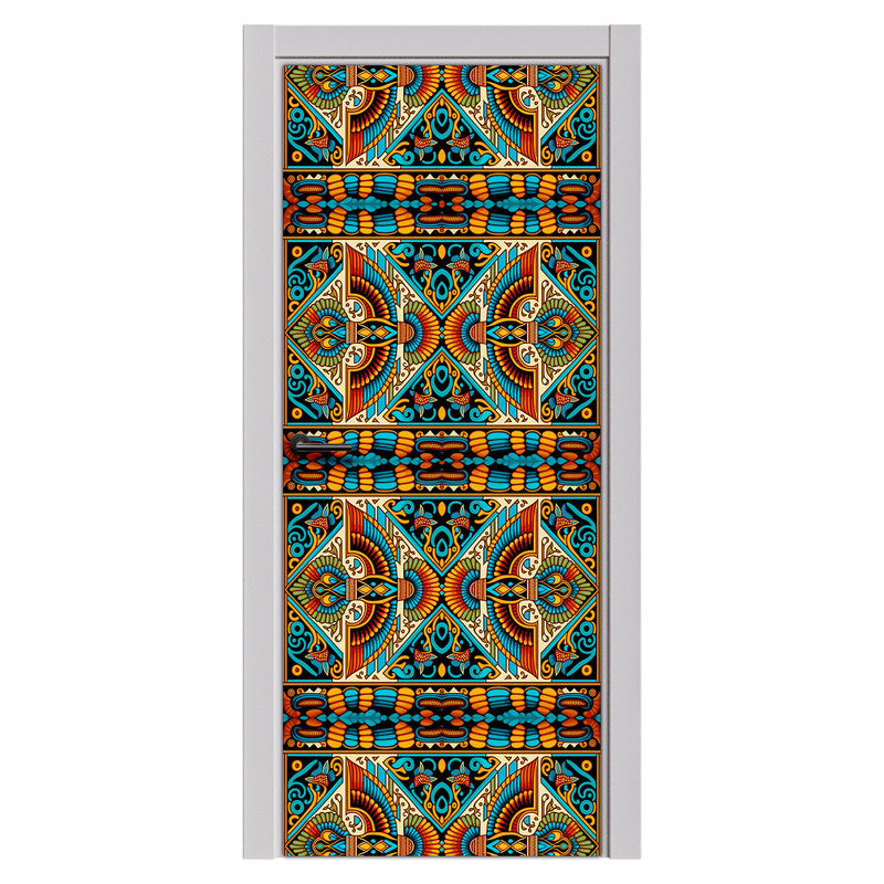 Native American Door Decoupage