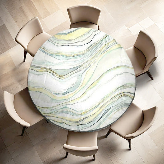 Nature's Pallett Round Tablecloth