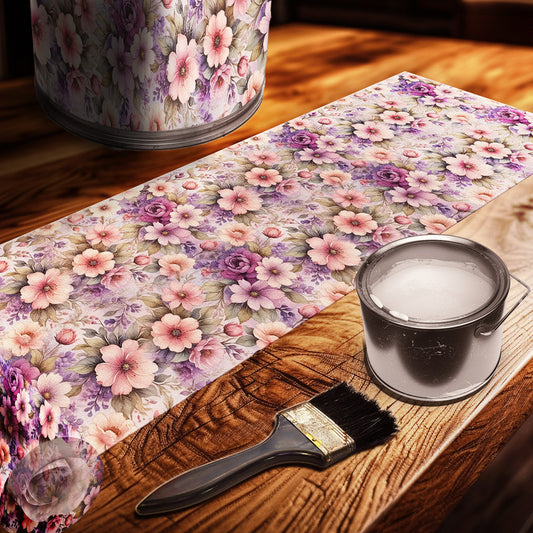 Natures Ballerinas Drum Decoupage