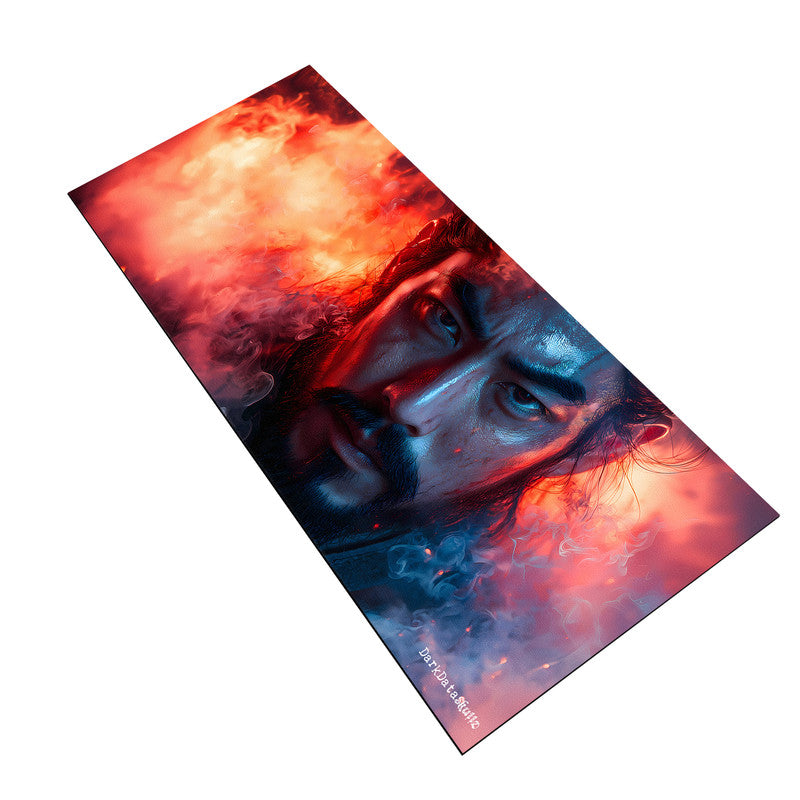 Neon Samurai Large Desk Pad by Wikus Schalkwyk