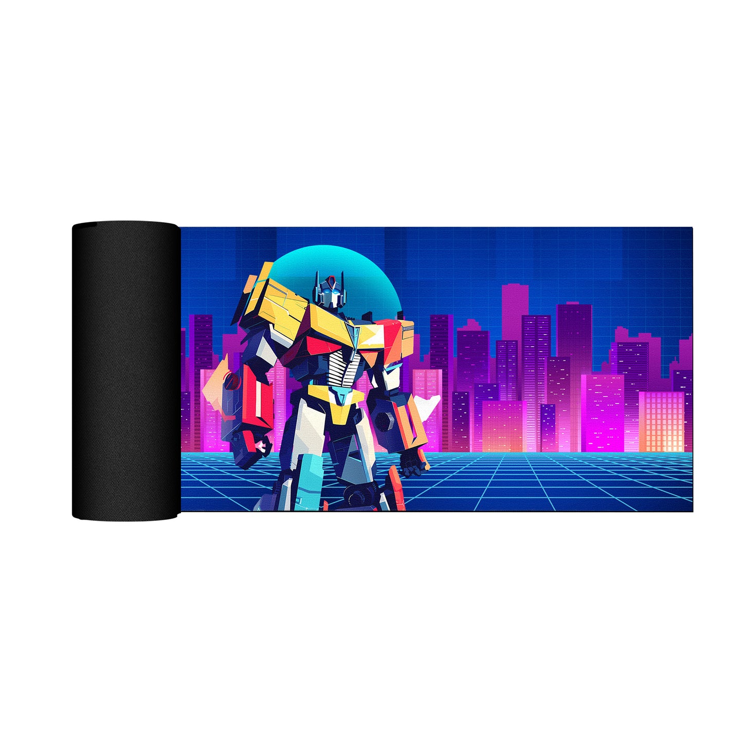 Neon Automaton Desk Pad