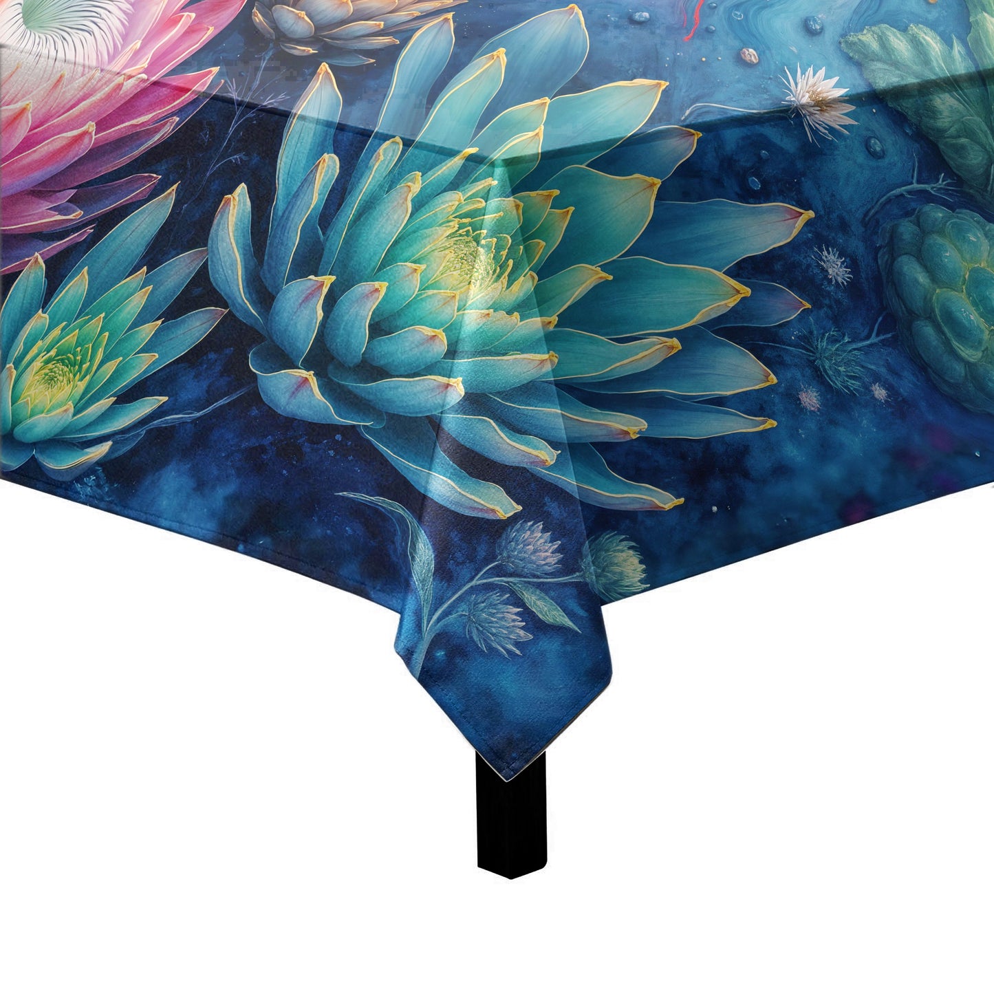 Neon Botanica Square Tablecloth