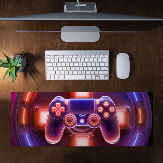 Neon Controller Desk Pad