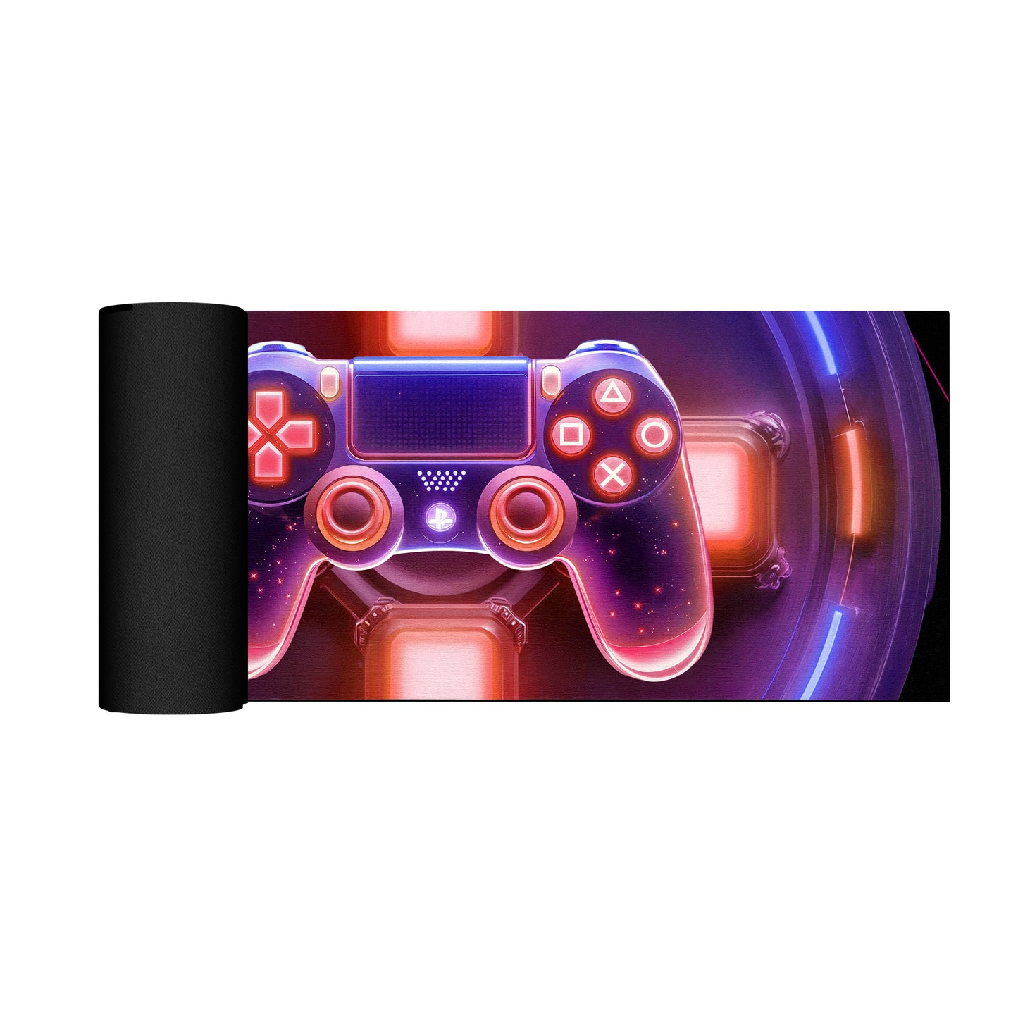 Neon Controller Desk Pad