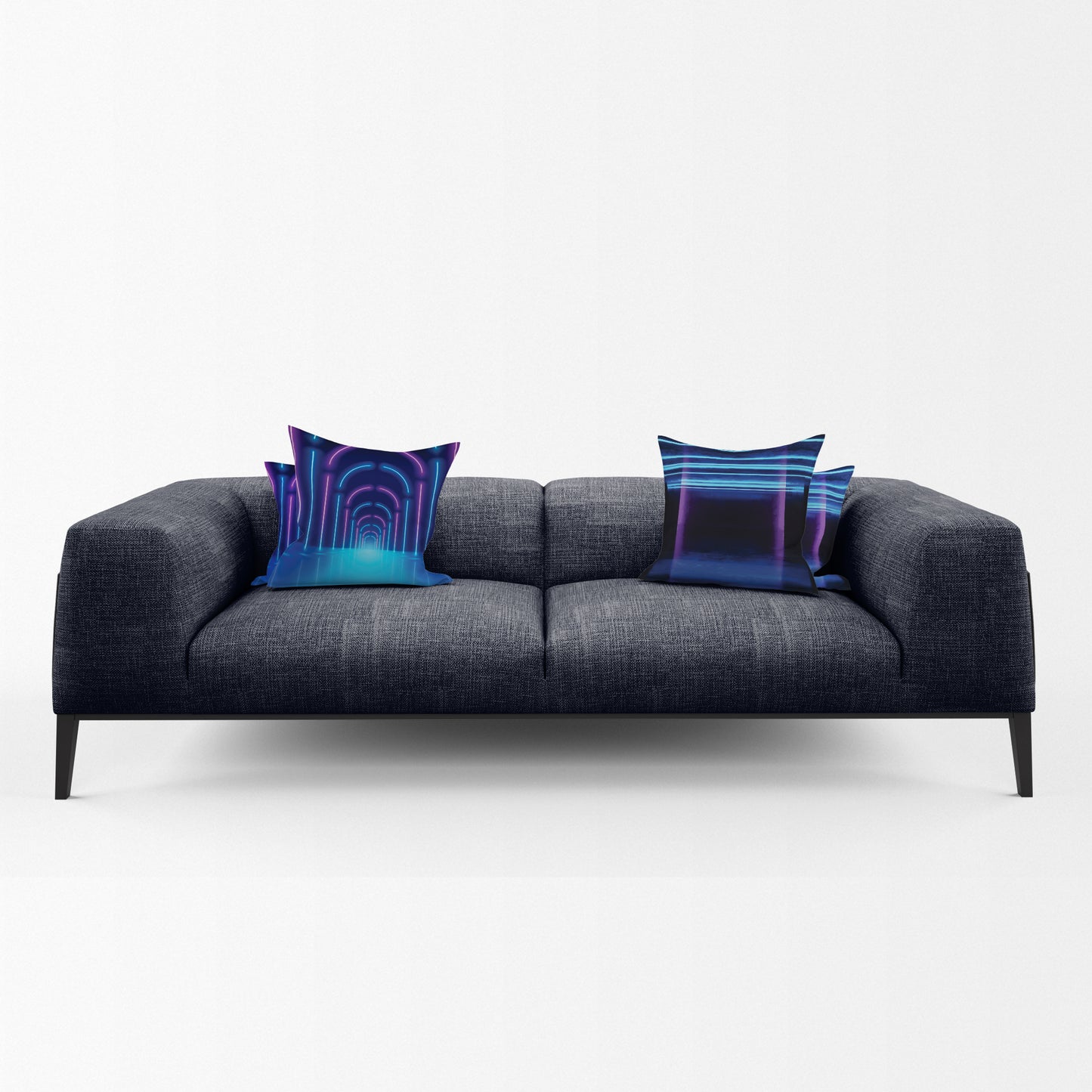 Neon Lights Hall Luxury Scatter Covers (Set of 4)