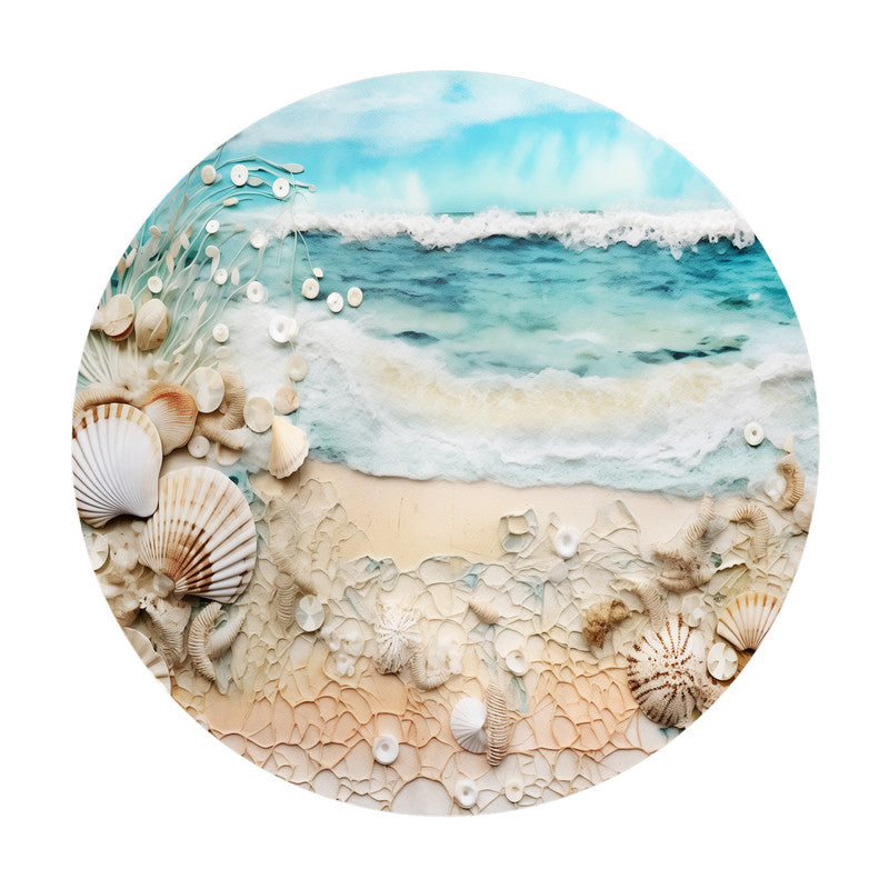 Neptune's Embrace Round Tablecloth