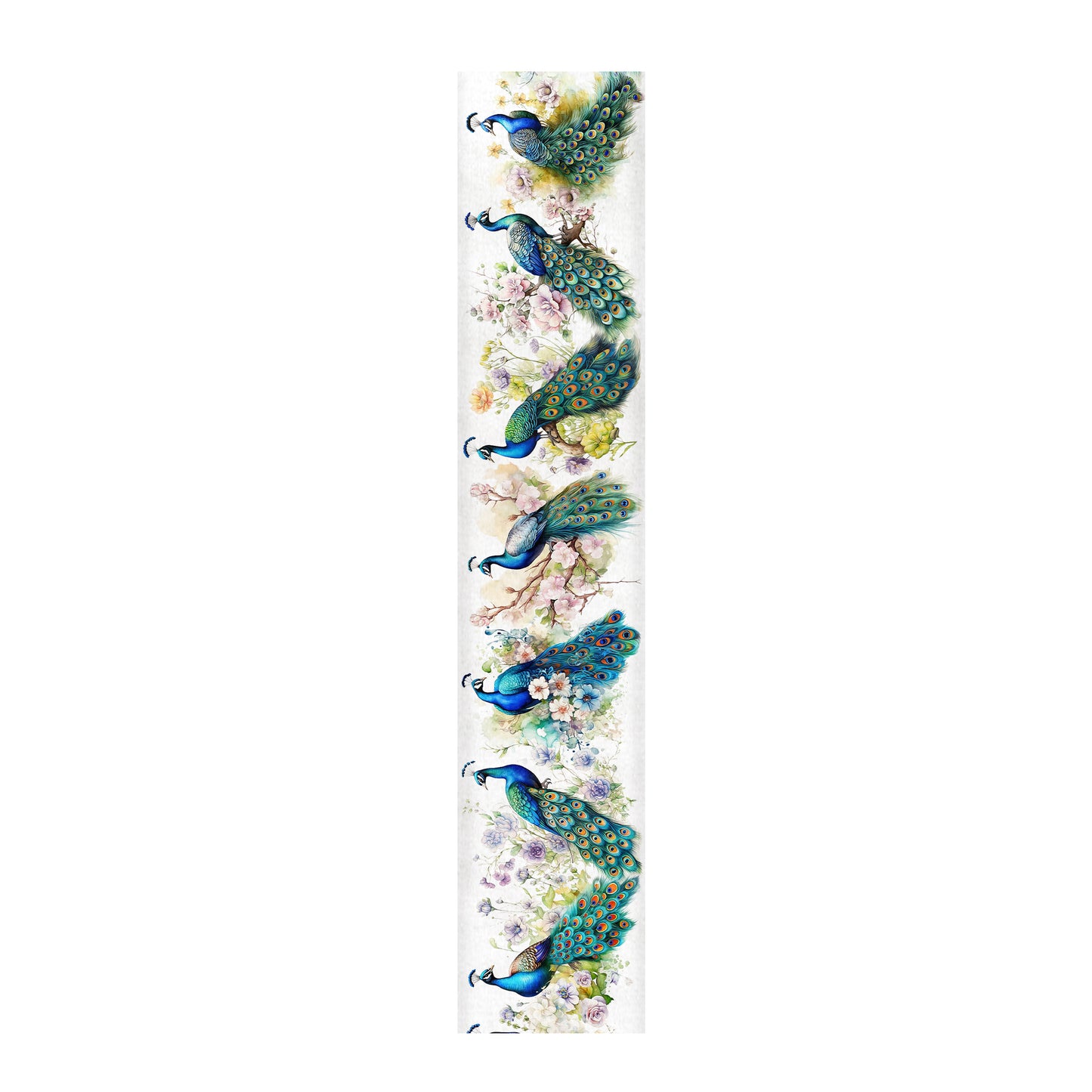 Nesting Peacock Table Runner by Mark van Vuuren