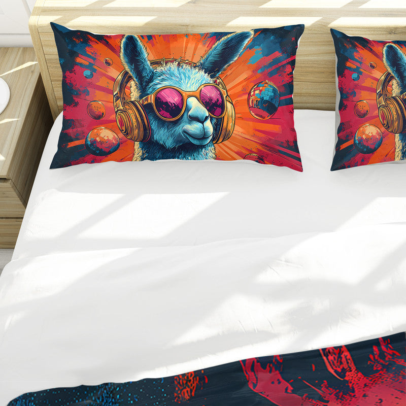 No Drama Lama Duvet Cover Set by Wikus Schalkwyk