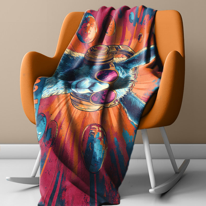 No Drama Lama Light Weight Fleece Blanket by Wikus Schalkwyk