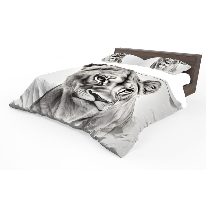 Noble Essence Lioness Duvet Cover Set by Nathan Pieterse