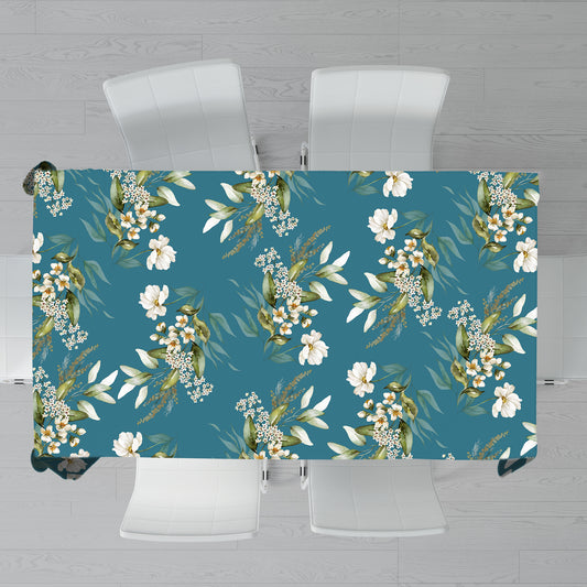 Ocean Dusk Floral Rectangle Tablecloth By Mark Van Vuuren