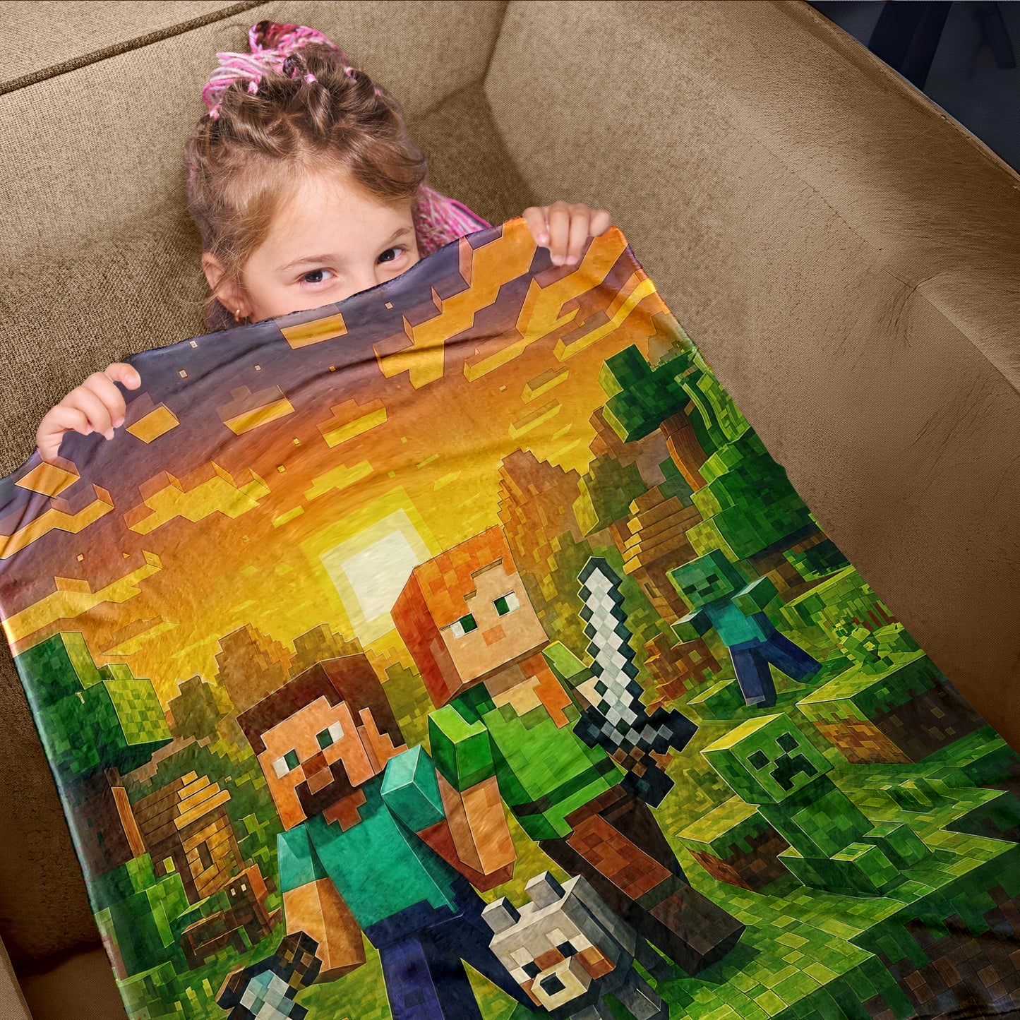 Off To Work Toddler Fleece Blanket