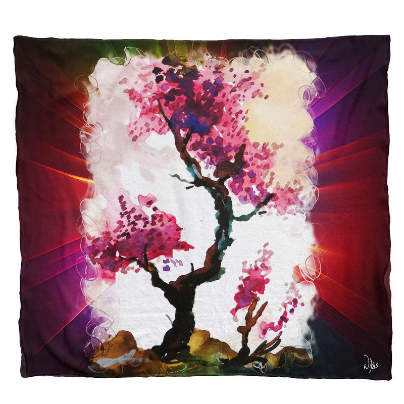 Old Plum Light weightFleece Blanket By Wikus Hattingh