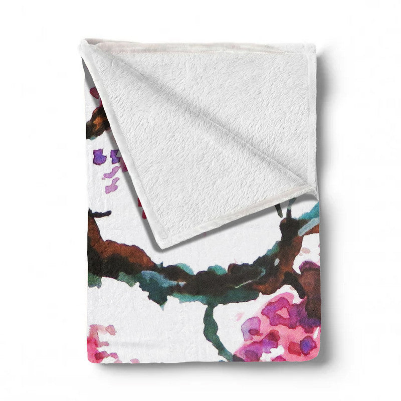 Old Plum Light weightFleece Blanket By Wikus Hattingh