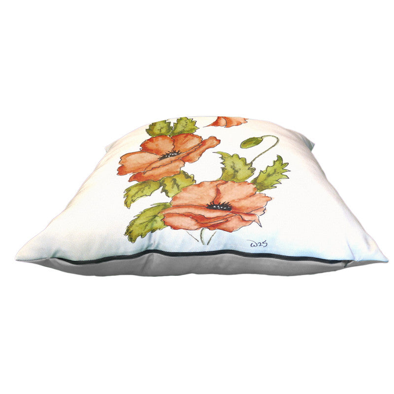 Orange Floral Bloom Luxury Scatter by Wikus Hattingh