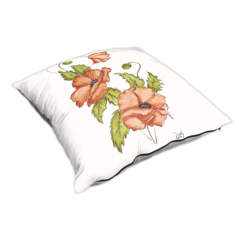 Orange Floral Bloom Luxury Scatter by Wikus Hattingh