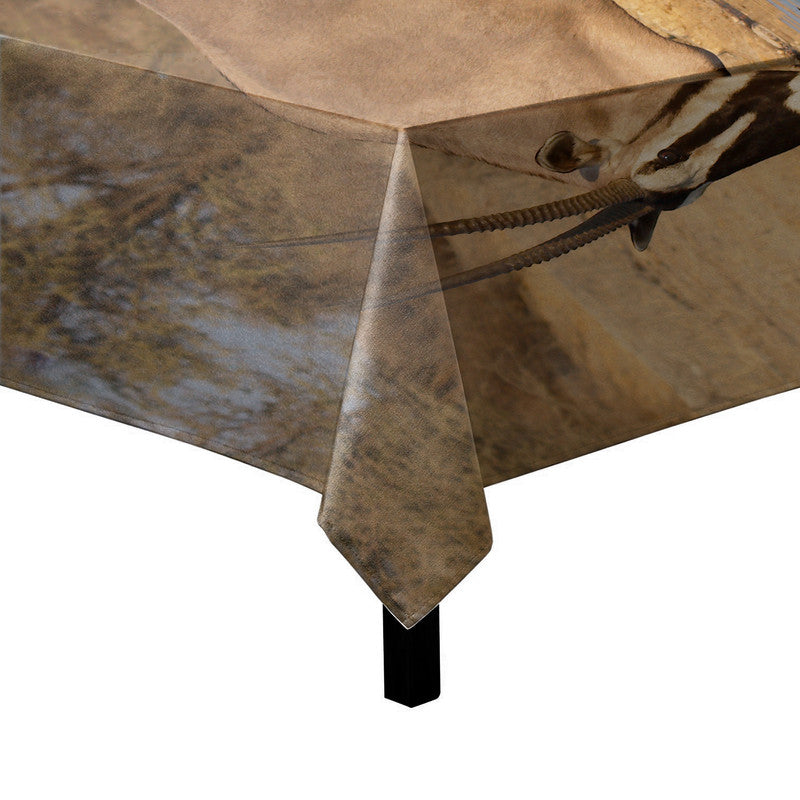 Oryx Bull Square Tablecloth by Annette Heymans