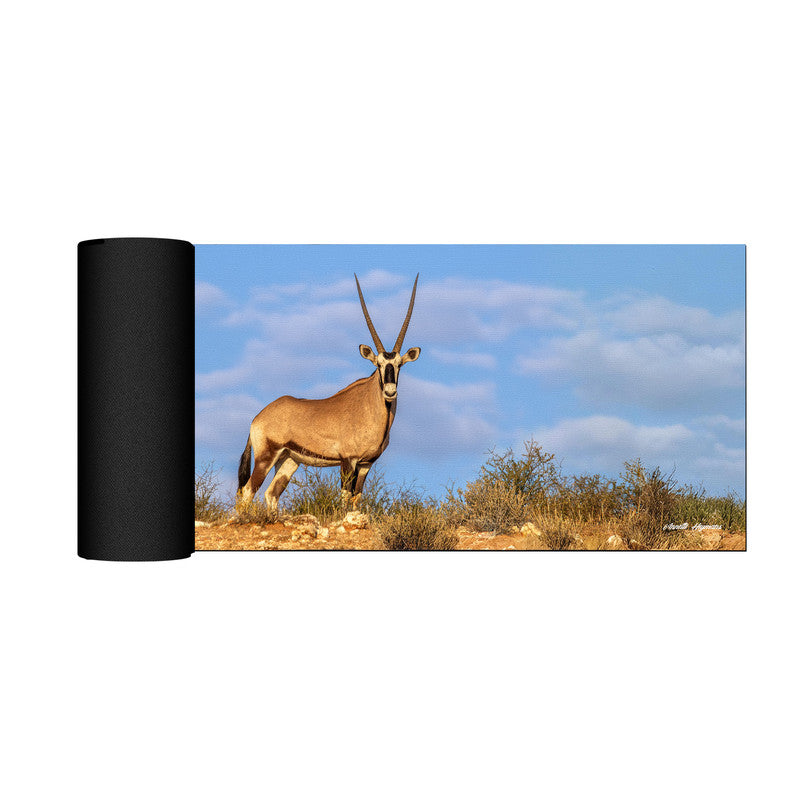 Oryx On The Horizon Desk Pad by Annette Heymans