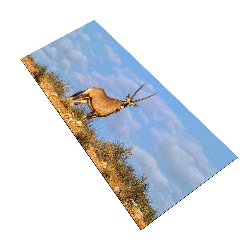 Oryx On The Horizon Desk Pad by Annette Heymans