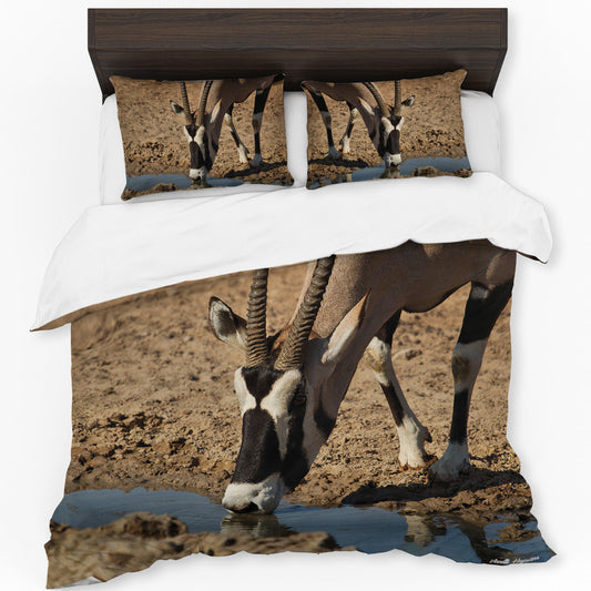 Oryx Portrait By Annette Heymans Duvet Cover Set