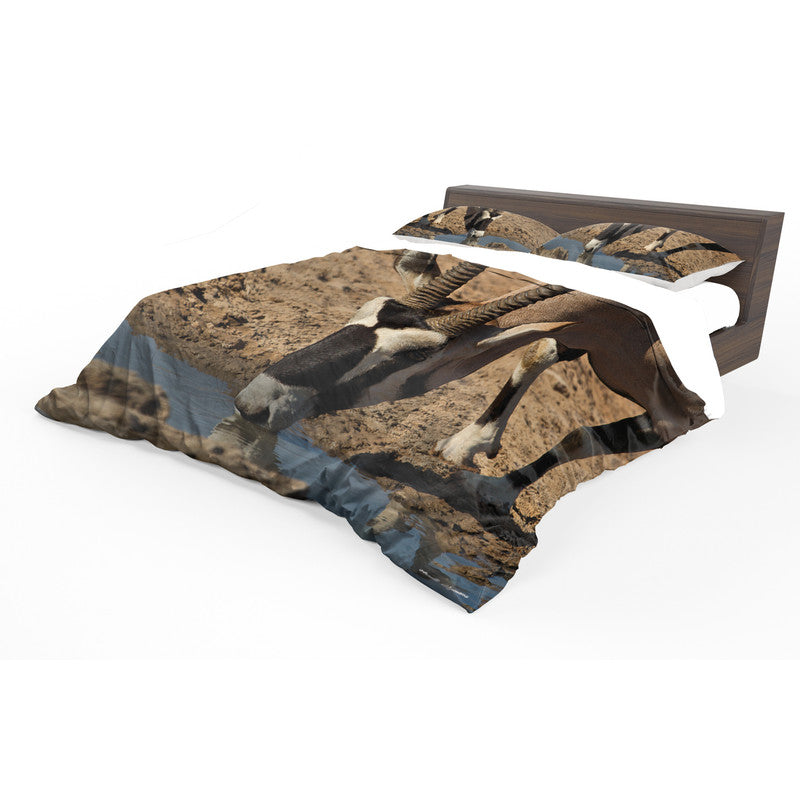 Oryx Portrait By Annette Heymans Duvet Cover Set