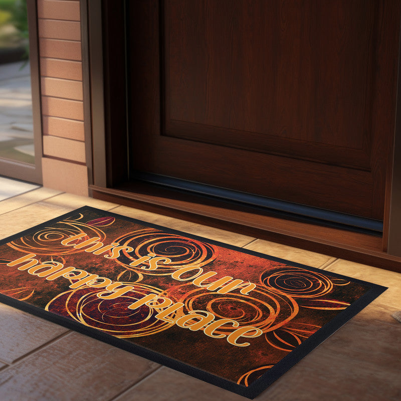 Our Happy Place Door Mat