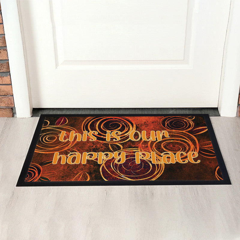 Our Happy Place Door Mat
