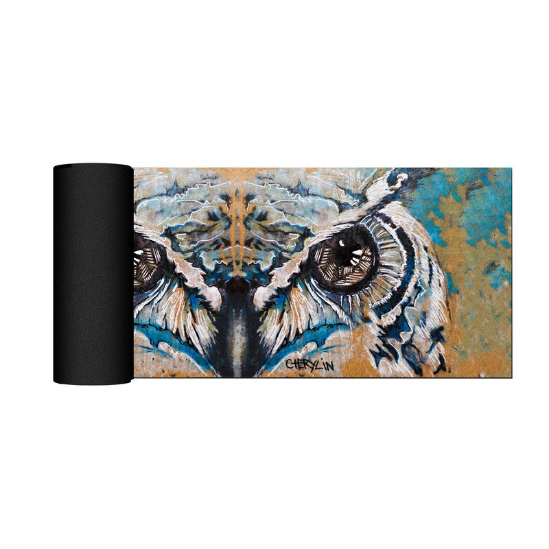 Owl Large Desk Pad by Cherylin Louw