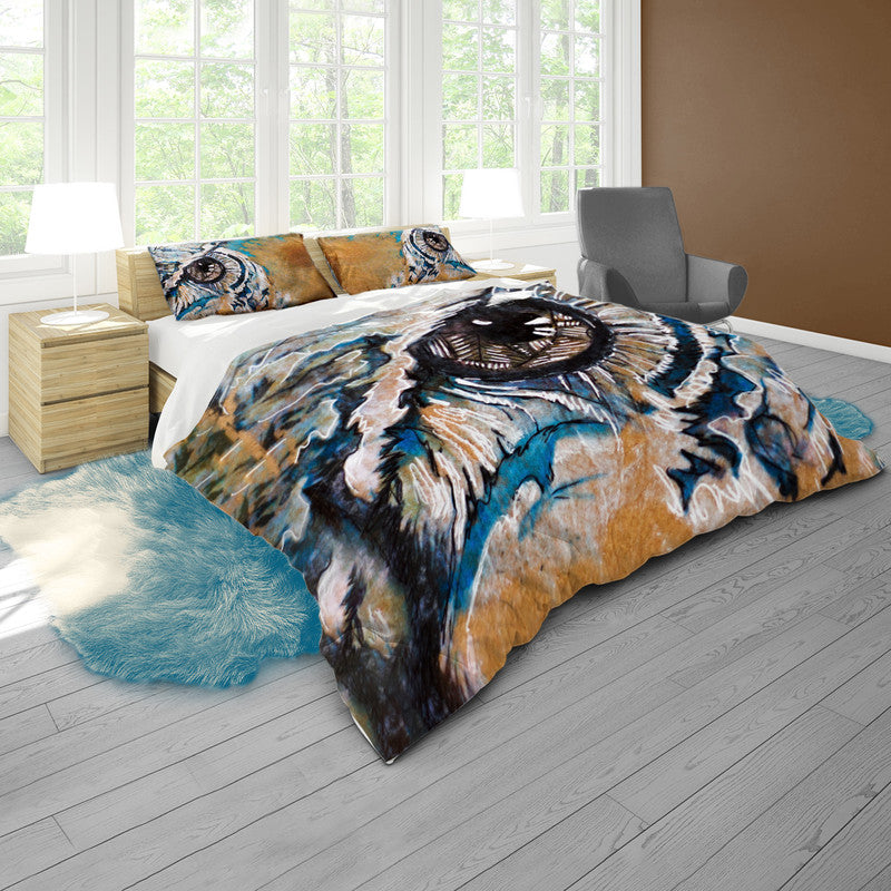 Owl Duvet Cover Set by Cherylin Louw