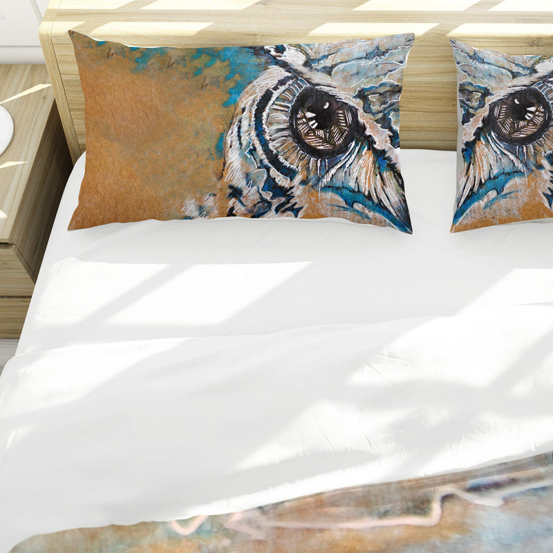 Owl Duvet Cover Set by Cherylin Louw