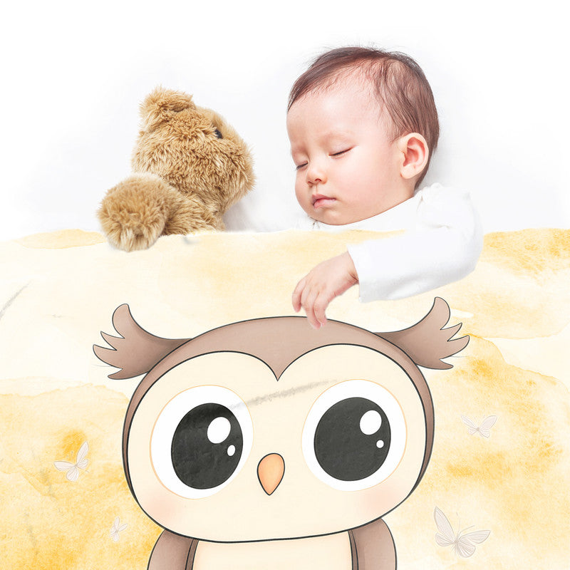 Owl Minky Blanket by Wikus Schalkwyk