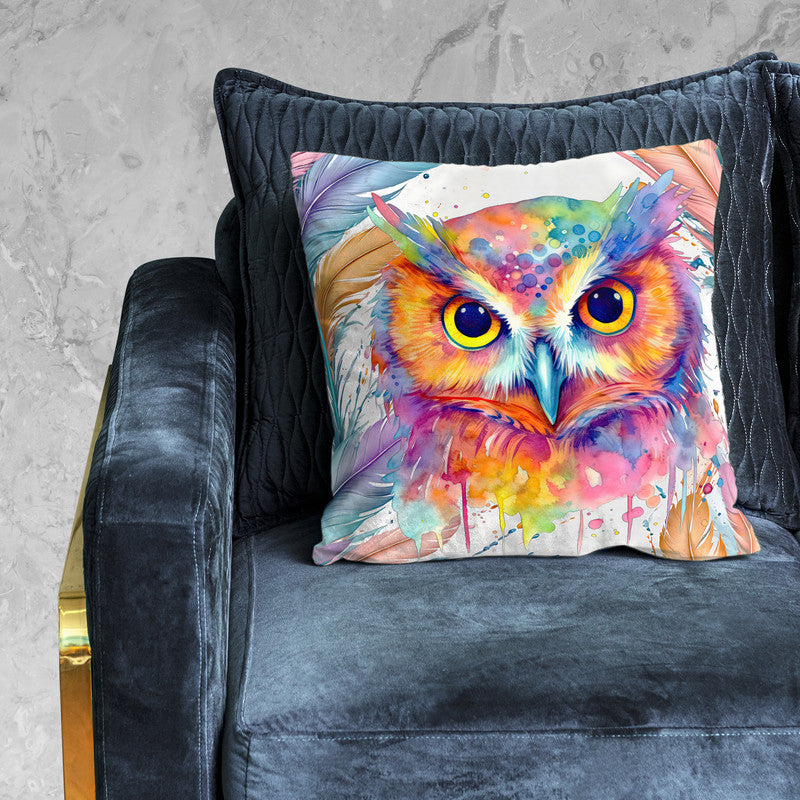 Owl in Full Bloom Luxury Scatter