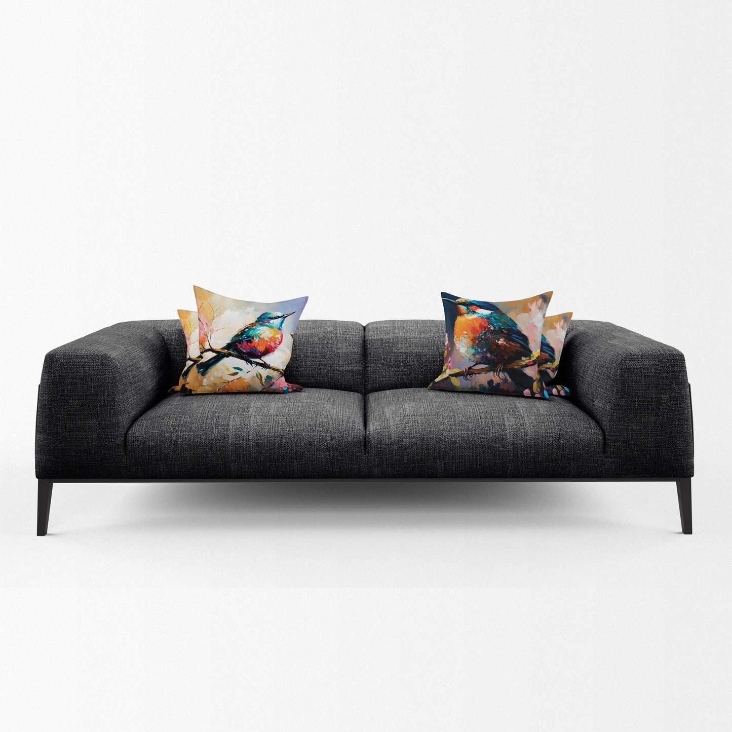 Painted Hummingbird Luxury Scatter Covers (Set of 4)