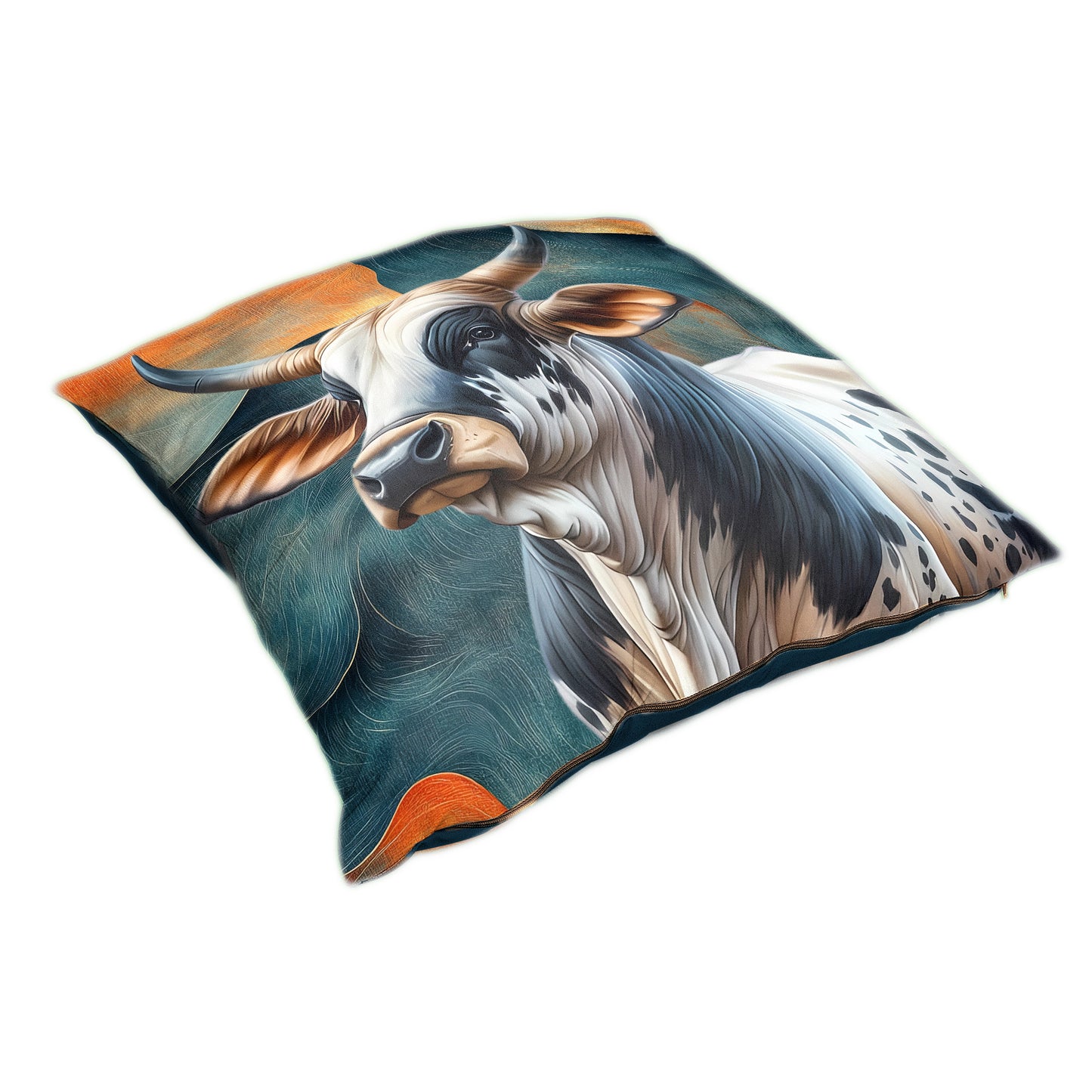 Painted Nguni Luxury Scatter by Mark van Vuuren